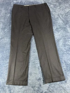 Pantalones para hombre J.PRESS VITALE BARBERIS CA NONICO 40/31 negros Stuart de colección - Imagen 1 de 13