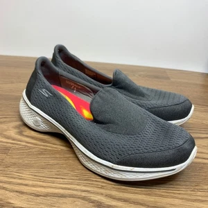 Skechers Go Walk 4 GoGaMax Memory Foam graue Slipper 14148 Damengröße 10 - Bild 1 von 10
