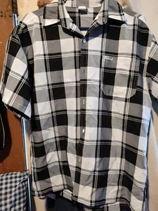 Cal Top Plaid Flannel Button Up Shirt Made in USA Men’s Size UNKNOWN - Picture 1 of 5