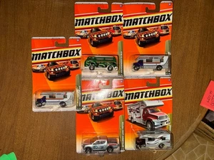 Lote De 5 Matchbox Nuevos En Caja Coches Serie Aventura Exterior - Imagen 1 de 3