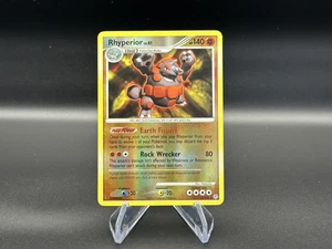 Rhyperior - Reverse Holo - 12/130 Diamond & Pearl - Pokémon TCG - 2007 - Picture 1 of 2