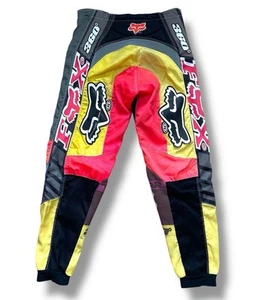 Vintage Fox Racing 360 Honda Red Riders Motocross Pants McGrath Mens 34” 1996 - Picture 1 of 23