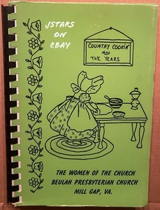 1988 MILL GAP, VA, BEULAH PRESBYTERIAN CHURCH COOKBOOK HIGHLAND COUNTY - Picture 1 of 6
