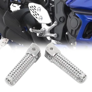 Front Foot Pegs Footrest Adapters For Yamaha FZ8 FZ6 N/S FZ6R FZ1 /FZS 600 Fazer - Picture 1 of 11