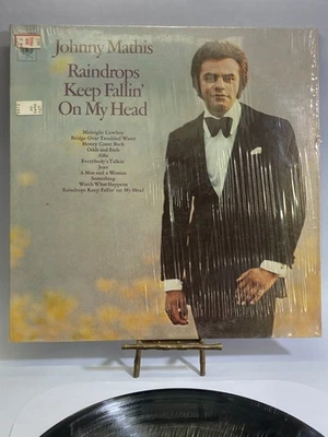 Johnny Mathis Raindrops Keep Fallin' On My Head Vinyl LP 1970 Columbia CS-1005 - Image 1 of 4