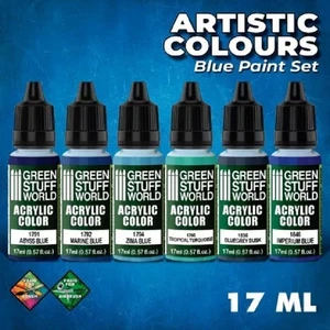 Green Stuff World GSW10116 - Paint Set - Blue - Neu - Picture 1 of 1