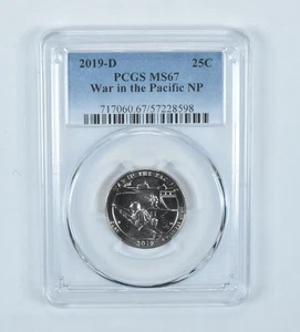 2019-D Washington Quarter ATB War In The Pacific MS67 PCGS *7502 - Picture 1 of 5