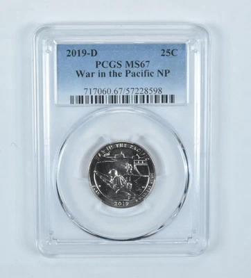 2019-D Washington Quarter ATB War In The Pacific MS67 PCGS *7502 - Image 1 of 4