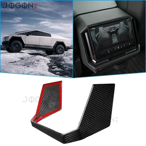 Rear Touchscreen Display Screen Side Trim For Tesla Cybertruck EV 2024+ Carbon - Picture 1 of 15