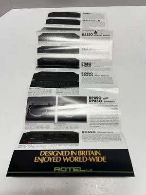 Vintage Rotel Stereo Equipment Brochure  - Image 1 of 3