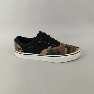 Vans Turnschuhe Herren Größe 8 Doheny schwarz grün Tarnmuster Canvas Komfort Skate Old Skool - Bild 1 von 13