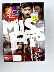 Misfits: Series 1-5 DVD Boxset / 12 Disc Set / Complete Series - New & Sealed - Picture 1 of 6