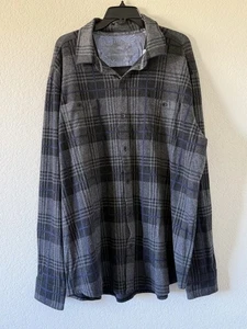 Tommy Bahama Fireside Huntington Shirt Jacket LS Charcoal BT226720 New 2XLT - Picture 1 of 6