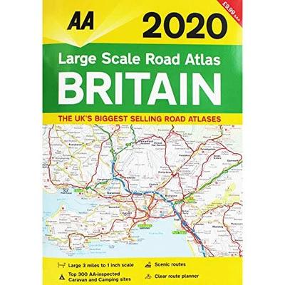 Large Scale Atlas Britain 2020 Brabbag by Aa Publishing Book The Cheap Fast Free - Image 1 of 2