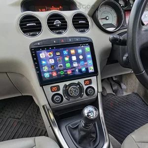For Peugeot 308 408 2007-2013 Android 14 Car Stereo Radio CarPlay GPS WIFI +Cam - Picture 1 of 13