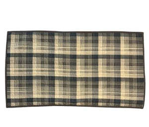 Woolrich Tasha Quilted King Sized Pillow Sham Taupe Tan Browns Plaid Bedding - Picture 1 of 7