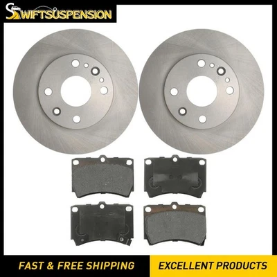 前刹车片和盘式转子套件适用于 1994 1996 1997 年 1997 年福特 Aspire — 第 1/4 张图片