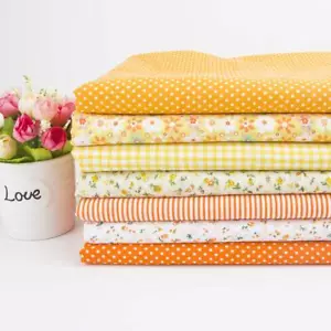 7Pcs 20" x 20" Cotton Fabric DIY Making Supplies Quilting Patchwork Fabric Fa... - Picture 1 of 9