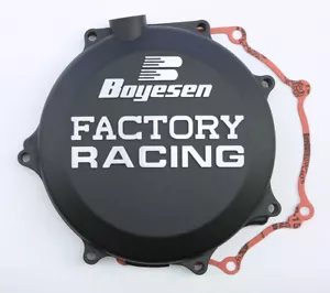 Boyesen Factory Clutch Cover Black For KAWASAKI KFX450R KX450F KLX450R - Picture 1 of 1