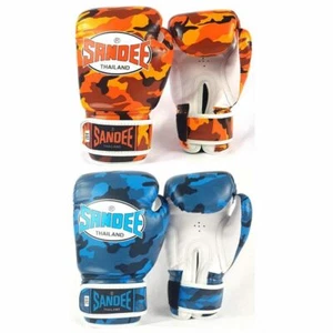Sandee Authentic Kids Camo Boxing Gloves Muay Thai Martial Arts Glove 4 6oz 8oz - Picture 1 of 14