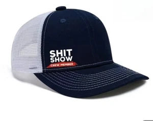 Unisex Adjustable Baseball Cap, Lightweight Sports Hat with "SH*T SHOW CREW MEMB - Picture 1 of 4