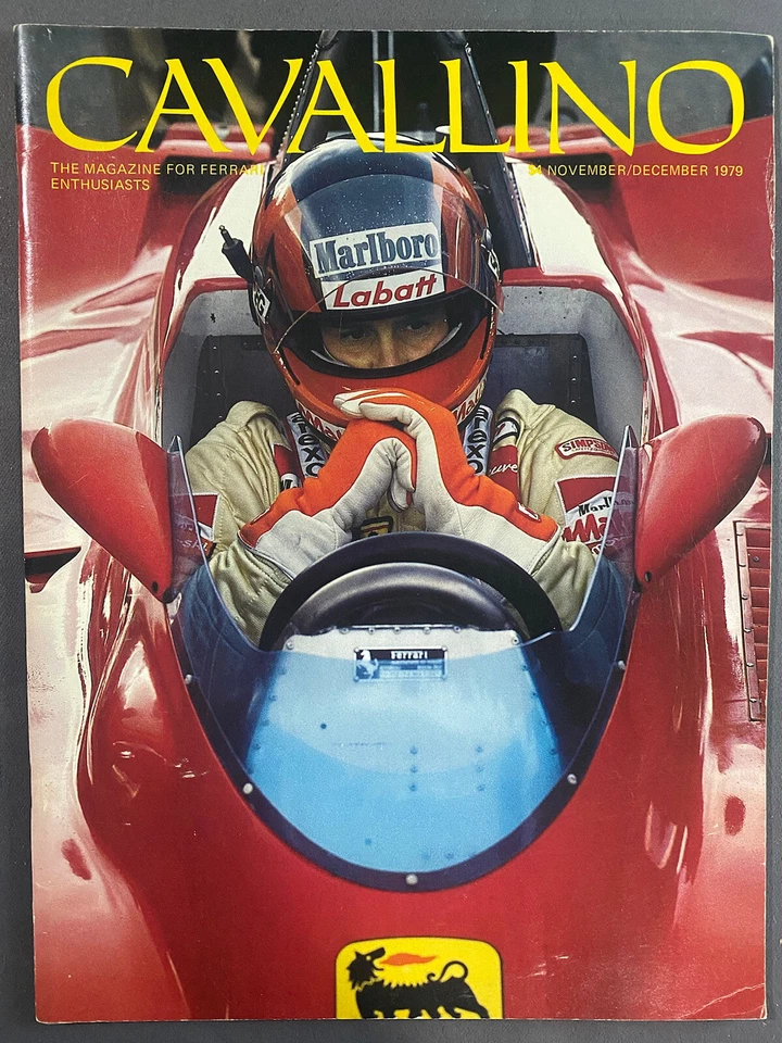 CAVALLINO Ferrari Enthusiasts Magazine #8  Nov/Dec 1979 Rare Vintage - Image 1 of 3