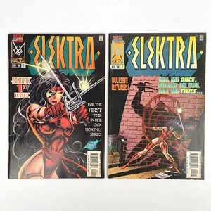 Marvel Comics ELEKTRA #1 y #2 noviembre diciembre 1996 Mike Deodato Jr. Peter Milligan - Imagen 1 de 23