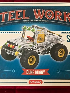 Dune Buggy (Steel Works) - Building Set by Schylling 280 Piece metal Model  Kit - Picture 1 of 9