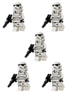 *NUEVO* LEGO Star Wars Imperial Stormtrooper Minifigura LOTE de 5x Ejército - Imagen 1 de 4