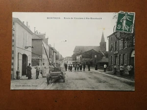 CPA 08 MONTHOIS - Route de Vouziers à Ste Menehould - Imagen 1 de 2