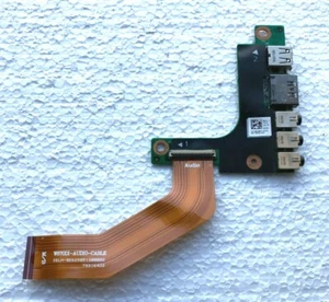 Dell Alienware 15 M15x USB ESATA Audio Port Board + Cable 08206W *Tested* - Picture 1 of 2