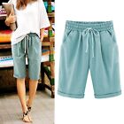 Summer Casual Pants Womens Five-point Pants Thin Section Outside The Pants