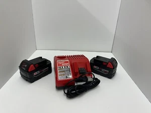 Milwaukee 48-59-1852B 18V Starter Kit with Two 5.0Ah Batteries and Charger - Picture 1 of 4