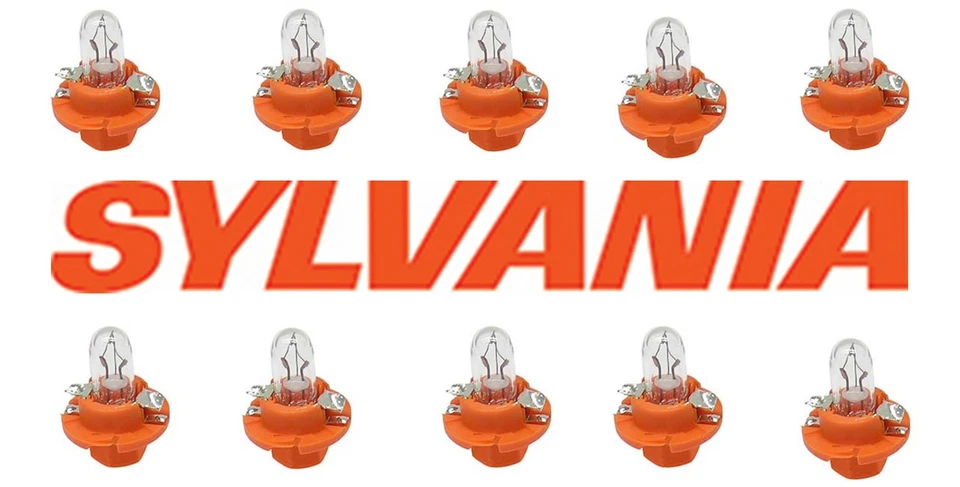 10 lâmpadas com base laranja painel painel painel painel painel painel painel painel para Audi 1989-2005 SYLVANIA - Imagem 1 de 4