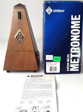 Wittner Analog Metronome Wood Walnut Without Bell 803m 6403 Key Wound W. Germany