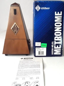 Wittner Analog Metronom Holz Nussbaum ohne Glocke 803m 6403 Schlüsselwunde w. Deutschland - Bild 1 von 18