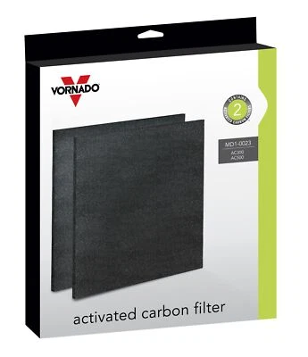 Vornado Carbon Filter 2 Pack Compatible with AC300 AC350 AC500 AC550 - Image 1 of 3