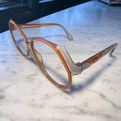 Christian Dior Vintage Oversized Eyeglasses Frame, Mod 2259, Made in Germany - Image 1 of 4