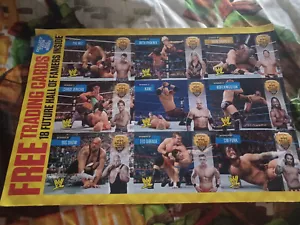 Hoja de cartas de la WWE sin cortar - Imagen 1 de 3