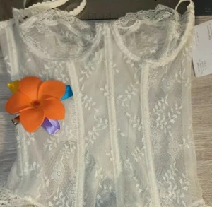 Bustier intimo in pizzo Christian Dior... Raro vintage con etichette - Foto 1 di 7