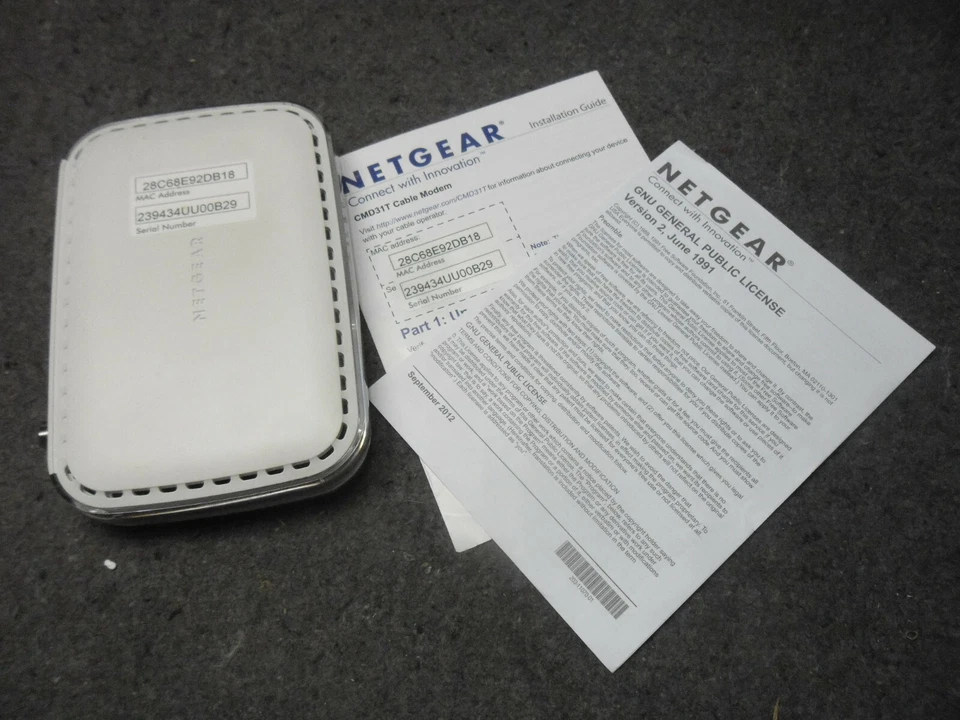 NETGEAR High Speed Cable Modem CMD31T Only No Cable or Adapter Used - Image 1 of 4