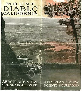 (Digital) Mount Diablo Caliornia Scenic Boulevard Brochure 1915, Digital Copy - Picture 1 of 4