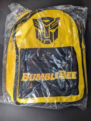 Transformers Bumblebee Movie Backpack NEW SEALED Hong Kong Movie Exclusive - Image 1 of 3