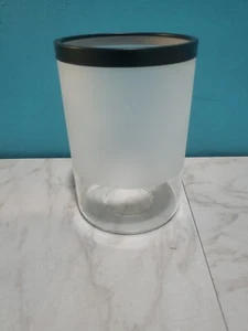 Replacement Glass Shade Only Hampton Bay Truitt - Matte Black Bath Vanity Light - Picture 1 of 5