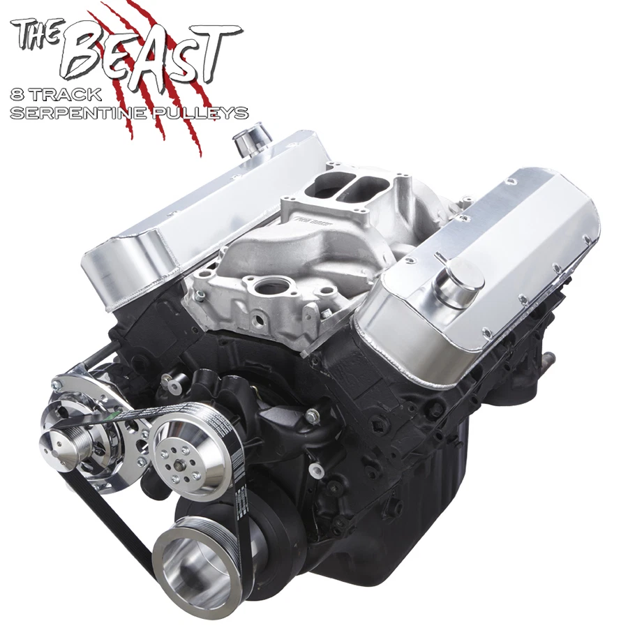 Kit de polea serpentina Big Block Chevy alternador BBC solo 396 427 454 sistema LWP Foto 1 de 4