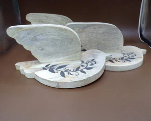 Bird Shaped Wall Shelves Set of 3 10"x4.5"x5.5" New Evergreen Enterprises - Picture 1 of 3