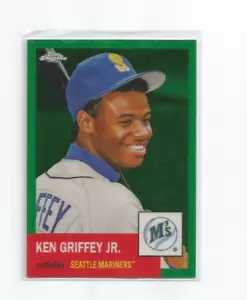 Ken Griffey JR (Seattle) 2022 TOPPS CHROM PLATIN ANNIV GRÜNE WAVE PRIZM #71/99 - Bild 1 von 2