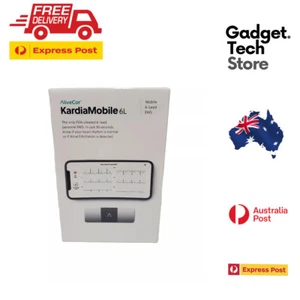 AliveCor KardiaMobile 6L Wireless 6-Lead EKG Smartphone Detects AFib or Normal - Picture 1 of 2