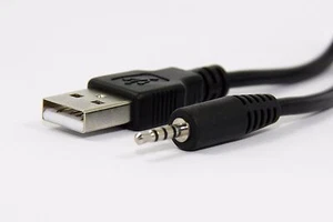 USB Ladekabel für JBL E40 / E50 (2,5mm Klinke auf USB) - USB-AUX-Ladekabel - Bild 1 von 3