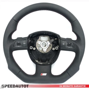 Abgeflachtes Multifunktionslenkrad Leder Audi A3, A4, A5, A6, A7 Q5 Austausch StandardD - Bild 1 von 2